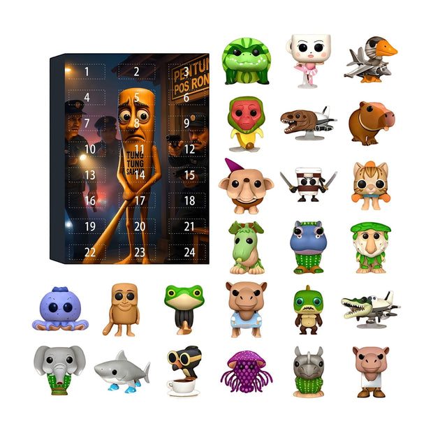 24 Piece Brainrot Series Figures Collectible Blind Box Set