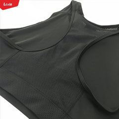 Womens Non Padded Racerback Compression T-Back Sports Bra