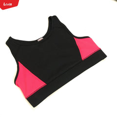 Womens Non Padded Racerback Compression T-Back Sports Bra