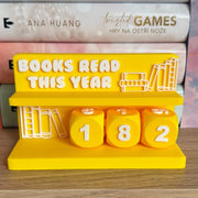 Yearly Reading Counter – 3D Book Tracker for Reading Challenges