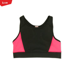 Womens Non Padded Racerback Compression T-Back Sports Bra