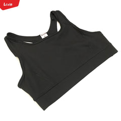 Womens Non Padded Racerback Compression T-Back Sports Bra