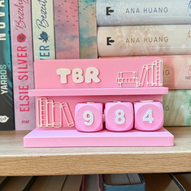 Yearly Reading Counter – 3D Book Tracker for Reading Challenges