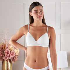 Womens Non Wire Padded Push Up Bra 38 Size