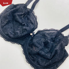 Womens Soft Non Foam Lace Bra