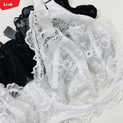 Women's Full Cup Non-Padded Lace Bra