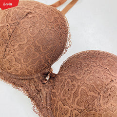 Women's Full Cover Padded Underwired Lace Bra