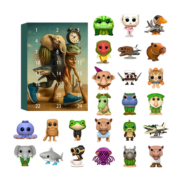 24 Piece Brainrot Series Figures Collectible Blind Box Set