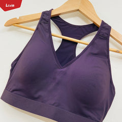 Womens Seamless Padded Sports Bra