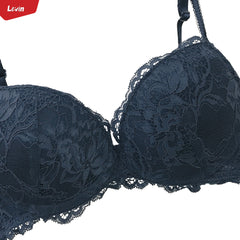 Women's Comfortable Padded Lace Push Up Bra